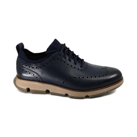 Cole Haan Men's C38255 - 4.ZERØGRAND Wingtip Oxfords Navy Blazer