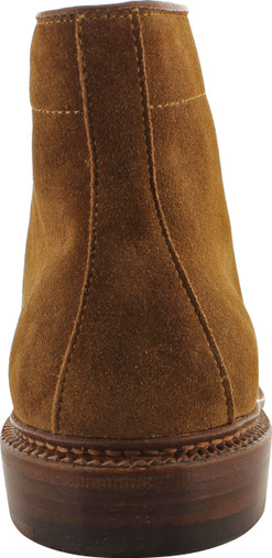 Alden Men's 39702 - Perforated Cap Toe Boot - Snuff Suede - The