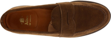 Alden 6245F | Buy Alden 6245F Handsewn Unlined Dark Brown Suede