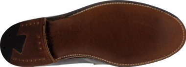 Alden 9695F | Buy Alden Black Calfskin Penny Loafers w/ Flex Welt