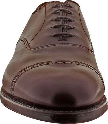 Alden Men's 905 - Perforated Straight Tip Bal - Burgundy Calfskin