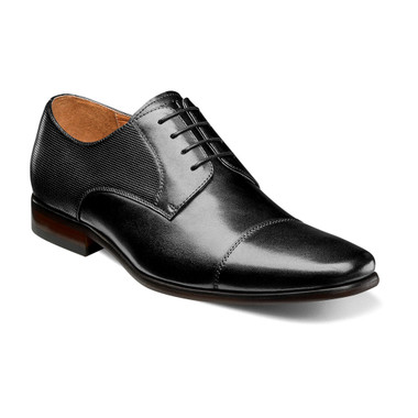 Florsheim Men's Postino Cap Toe Oxfo 15149-001 Black - Main Image