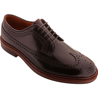 Alden Shoes Men's Long Wing Blucher Shell Cordovan with Antique Edge D7509 Color 8 - Main Image