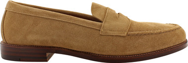 Alden 6244F スエードローファー Alden Men's 6244F - UPL Handsewn on the Last Flex Welt - Tan