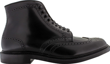 Alden 4465H | Buy Alden Black Shell Cordovan Wing Tip Boots - The