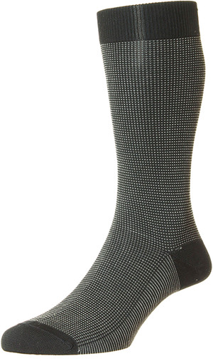 Pantherella Socks Men's Tewkesbury Long Anklet 53209-094 Black - Main Image Pantherella Socks Men's Tewkesbury Long Anklet 53209-094 Black - Main Image