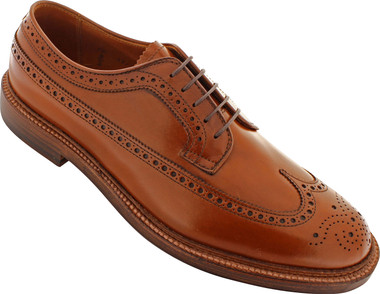 Alden Men's 979 - Long Wing - Burnished Tan Calfskin - Main Image Alden Men's 979 - Long Wing - Burnished Tan Calfskin - Main Image