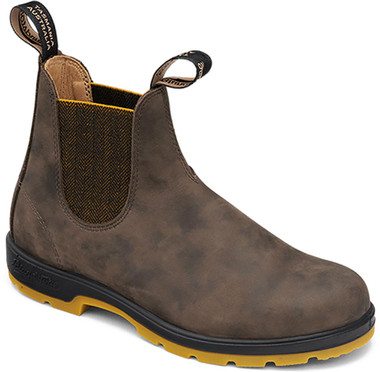 Blundstone Unisex Super 550 Series 1944 Rustic Brown-Mustard - Main Image Blundstone Unisex Super 550 Series 1944 Rustic Brown-Mustard - Main Image
