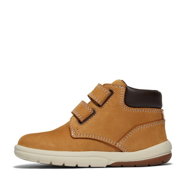 TB0A1JVP231 - Mart Shoe Kids Hook-and-Loop Boots Wheat Toddle Tracks Timberland Nubuck The