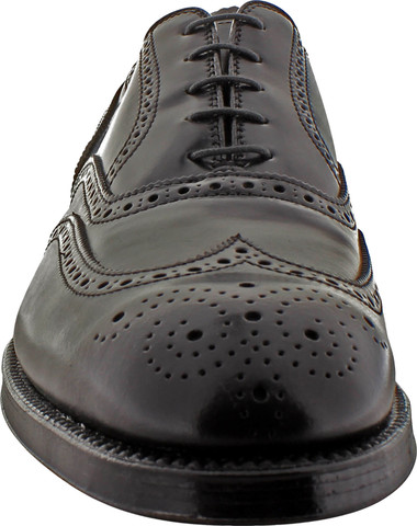 Alden Men's 9741 - Wing Tip Bal - Black Shell Cordovan - The Shoe Mart