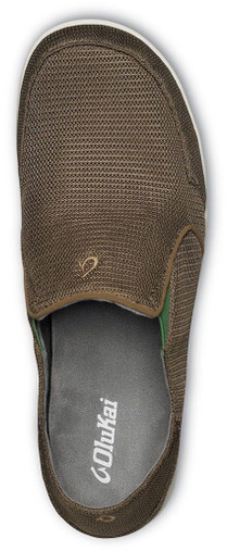 Olukai Men's Nohea Mesh 10188-13AP Mustang-Lime Peel