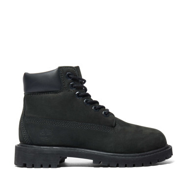 Timberland Kids Youth Premium 6-Inch Waterproof Boots TB012707001 Black Nubuck - Main Image