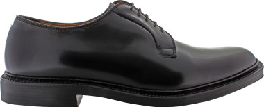 Alden Men's 9901 - Plain Toe Blucher - Black Shell Cordovan - The 