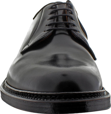 Alden Men's 9901 - Plain Toe Blucher - Black Shell Cordovan