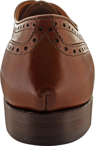 Alden Men's 911 - Medallion Tip Bal - Tan Calfskin