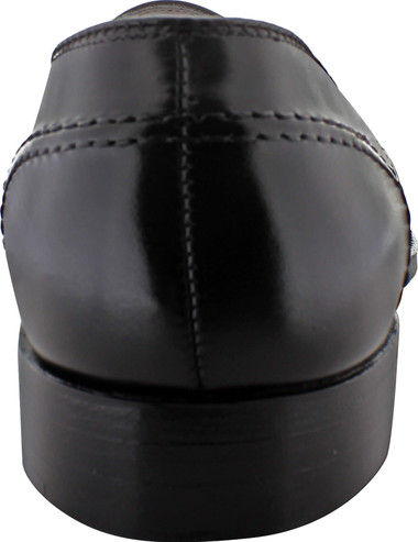 Alden 681 | Buy Alden Full Strap Slip-On Loafers in Black Calfskin