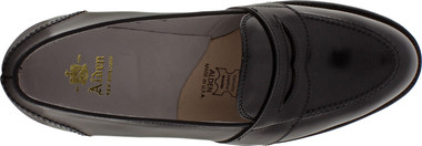 Alden Men's 6845 - Full Strap Slip On - Black Shell Cordovan