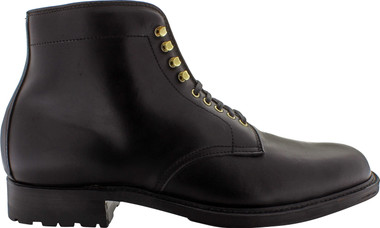 Alden Men's D5806HC - Plain Toe Commando Sole Boot - Black