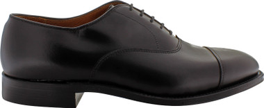 Alden Men's 907 - Straight Tip Bal - Black Calfskin