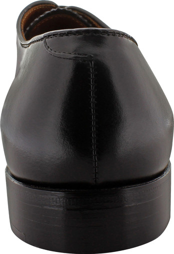 Alden Men's 907 - Straight Tip Bal - Black Calfskin