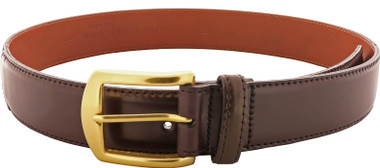 Alden Belts 1.5 Inch Casual Shell Cordovan Belt - Color 8-Gold - Main Image