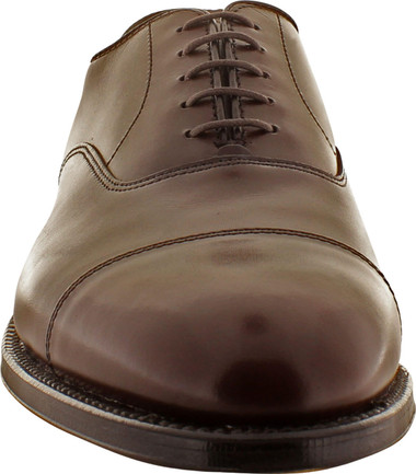 Alden Men's 920 - Straight Tip Bal - Dark Brown Calfskin - The