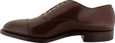 Alden Men's 920 - Straight Tip Bal - Dark Brown Calfskin