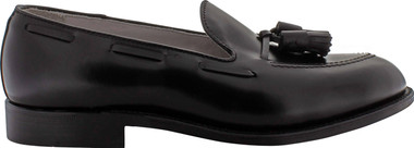 Alden 660 - Tassel Loafer - Black Calfskin by The Shoe Mart