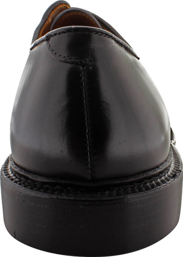 Alden Men's 9909 - Plain Toe Blucher - Black Calfskin