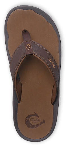 j*1様 ALOHA KANAKA OLUKAI 'OHANA MENS SANDAL - DARK JAVA/RAY – Hawaiian Island