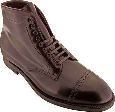 Alden Men's D5812 - Perforated Cap Toe Boot - Color 8 Shell Cordovan - Main Image Alden Men's D5812 - Perforated Cap Toe Boot - Color 8 Shell Cordovan - Main Image
