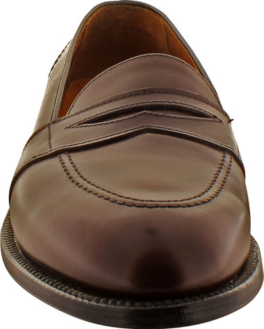 Alden Men's 686 - Full Strap Slip On - Dark Brown Calfskin