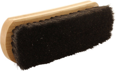 Alden 6" Horse Hair Shoe Shine Brush - Black - Main Image
