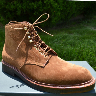 Alden Round Waxed Boot Laces - 54" Tobacco by The Shoe Mart