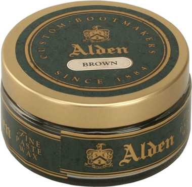 Alden Fine Shoe Paste Wax - Brown - Main Image