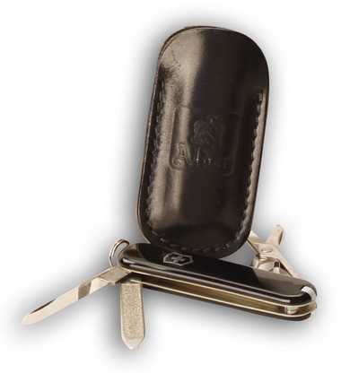 Alden Case and Knife - Black Shell Cordovan - Main Image