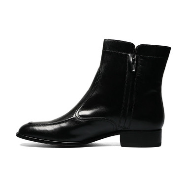 靴 Florsheim Essex Boots US7.5 Black Amazon.com | Florsheim Men's Essex Moc Toe Zipper Boot Black/X