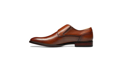 Florsheim Men's Sorrento Plain Toe S 14293-221 Cognac - The Shoe Mart