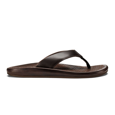 Olukai Men's ‘Ilikai 10492-6363 Dark Wood-Dark Wood - Main Image