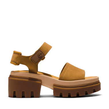 Timberland Women's Everleigh Ankle Strap Sandals TB0A5W78231 Wheat Nubuck - Main Image