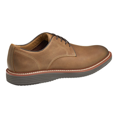 Johnston Murphy Men's Upton Plain Toe 20-4338 Tan Oiled Full Grain