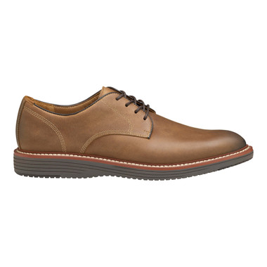 Johnston Murphy Men's Upton Plain Toe 20-4338 Tan Oiled Full Grain