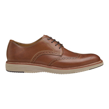 Johnston Murphy Men's Upton Wingtip 20-3533 Tan Full Grain - The