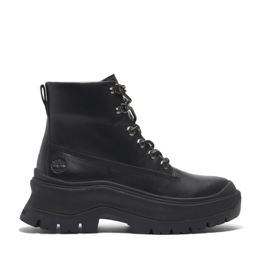 Timberland Women's Roxie Lane Mid Lace-Up Boot TB0A295JW02 Black Full-Grain - Main Image