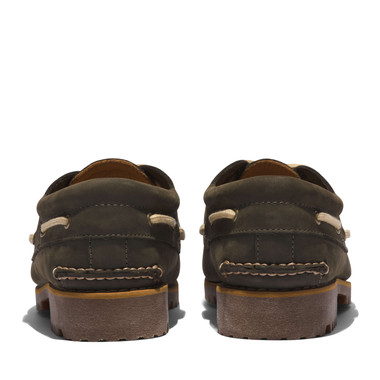 Timberland 3eye dark green suede スウェード Timberland® Authentic 3-Eye Lug Handsewn Boat Shoe for Men