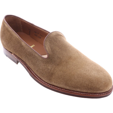 Alden Men's D2110F Pump Loafer Snuff Suede - Main Image
