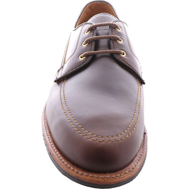 Alden 734L 3-Eye Camp Moc Blucher - Brown Chromexcel - The Shoe Mart