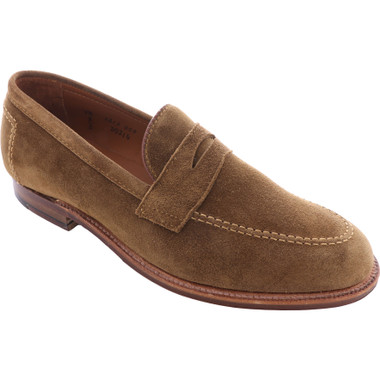 Alden Shoes Men's Madison Penny D0214 Snuff Suede - Main Image