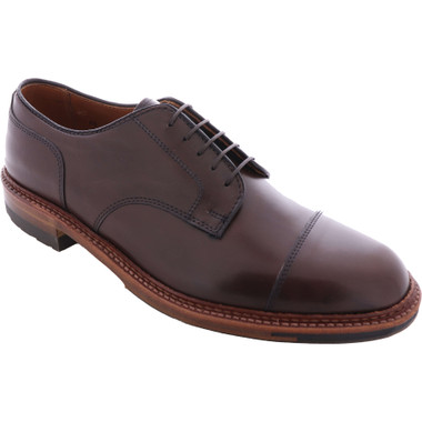 Alden Shoes Men's Derosa Blucher Straight Tip 2172C Dark Brown Vegano - Main Image