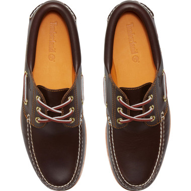 Timberland Men's Authentic 3-Eye Lug Handsewn Boat Shoe